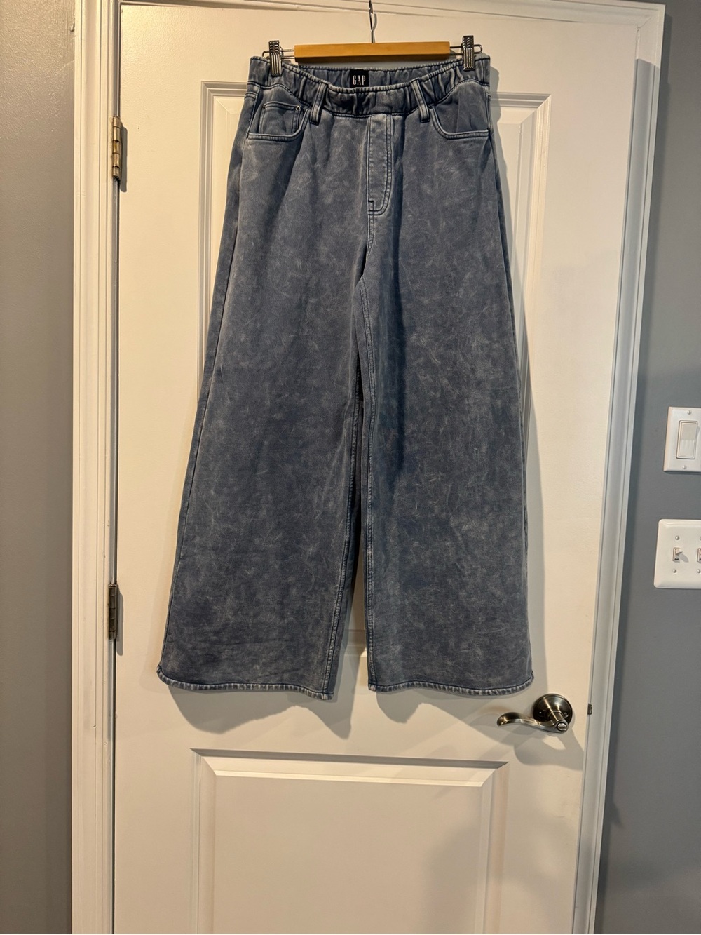 GAP Light Blue Elastic Waist Denim Pants